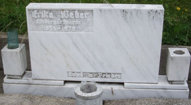 Weber Erika 1955-1979 Grabstein
